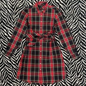 ★ Brooks Brothers plaid shirt dress ★